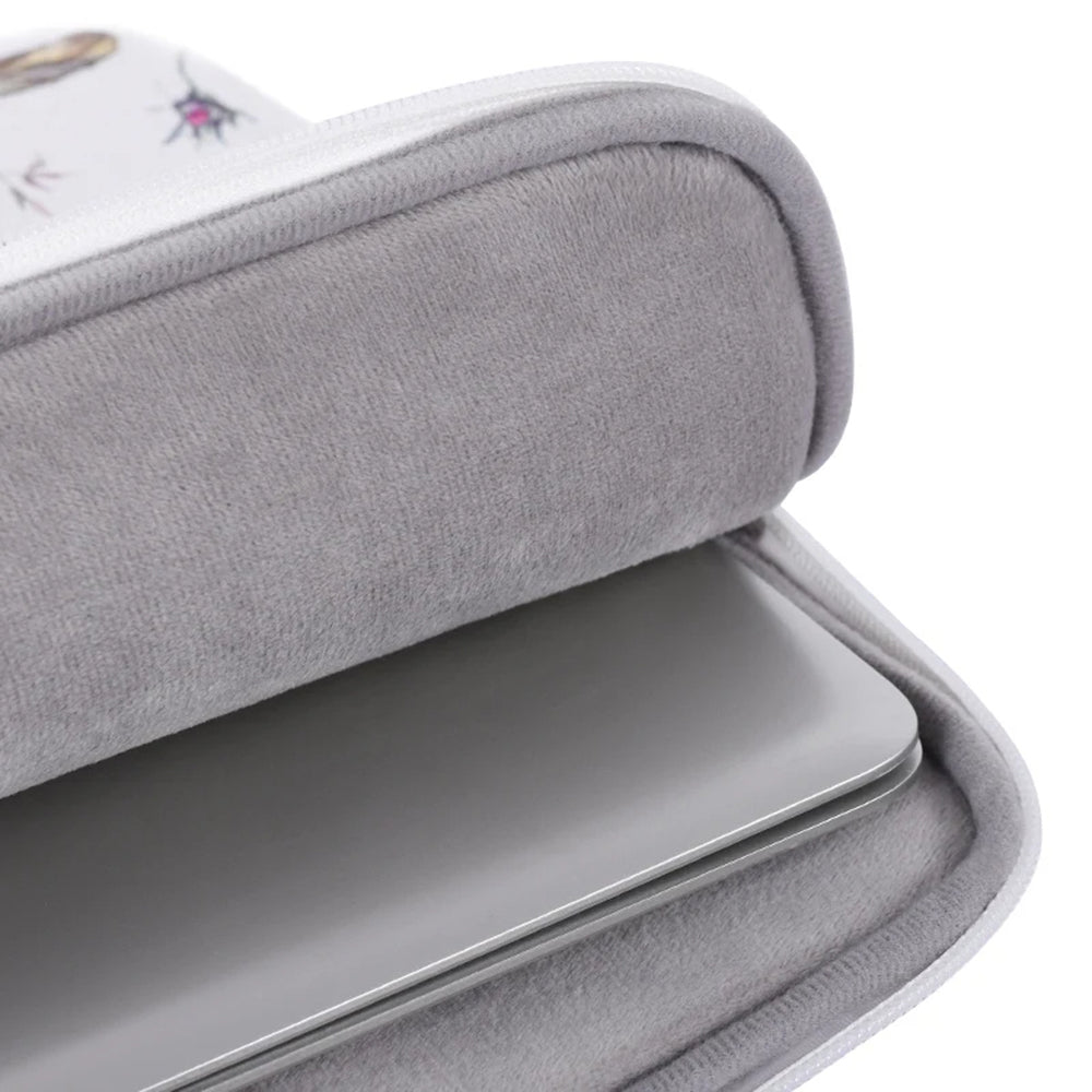 Housse CanvasArtisan H9-11 pour ordinateur portable 15 pouces - 16 pouces, Blanche