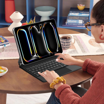 Étui avec clavier pour Apple iPad Pro 11 (2025) / (2024), Tech-Protect, SmartCase Magnétique, Noir