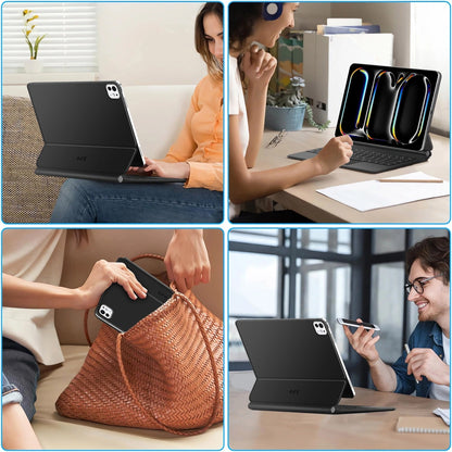 Étui avec clavier pour Apple iPad Pro 11 (2025) / (2024), Tech-Protect, SmartCase Magnétique, Noir
