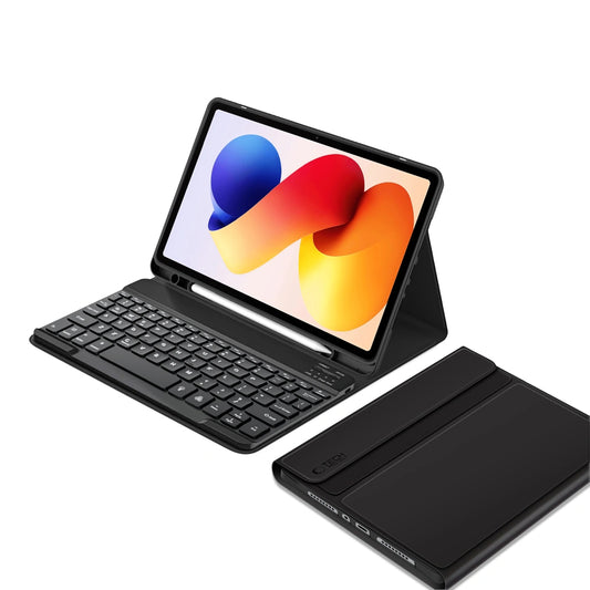 Étui avec clavier pour Xiaomi Poco Pad M1 / Redmi Pad 2 Pro, Tech-Protect, SC PEN, Noir