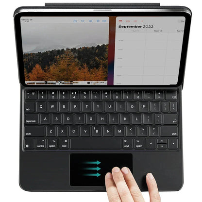 Étui avec Clavier pour Apple iPad (2025) / (2022), ESR, Rebound, Gris