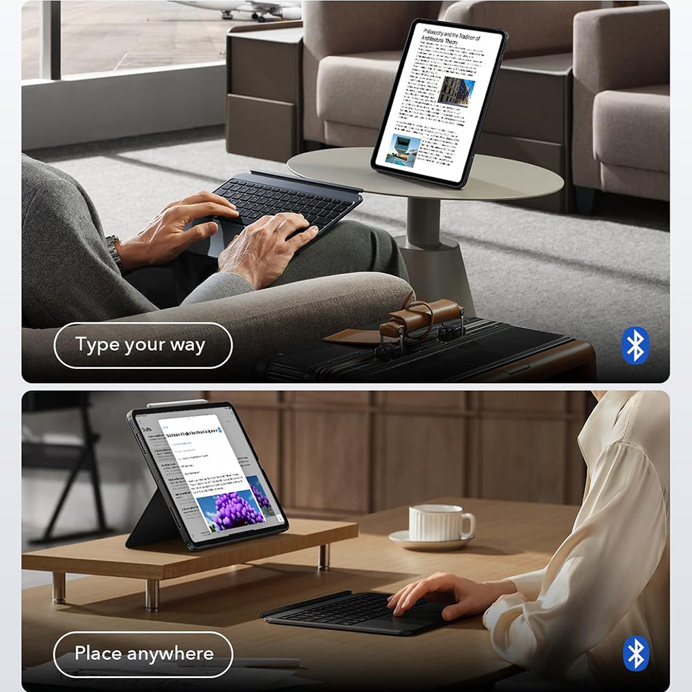 Keyboard Case for Apple iPad Air 11 (2025) / Air 11 (2024) / Air (2022) / Air (2020), ESR, Shift, Gray