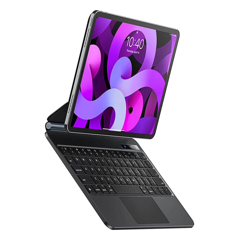Étui avec Clavier pour Apple iPad Pro 12.9 (2022) / Pro 12.9 (2021) / Pro 12.9 (2020) / Pro 12.9 (2018), Baseus, Brilliance, Gris