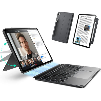 Étui avec Clavier pour Apple iPad Pro 13 (2024), ESR, Shift, Gris