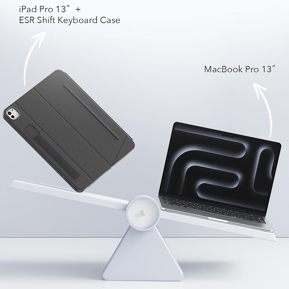 Étui avec Clavier pour Apple iPad Pro 13 (2024), ESR, Shift, Gris