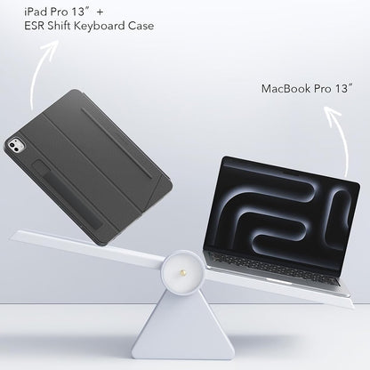Étui avec Clavier pour Apple iPad Pro 13 (2024), ESR, Shift, Gris