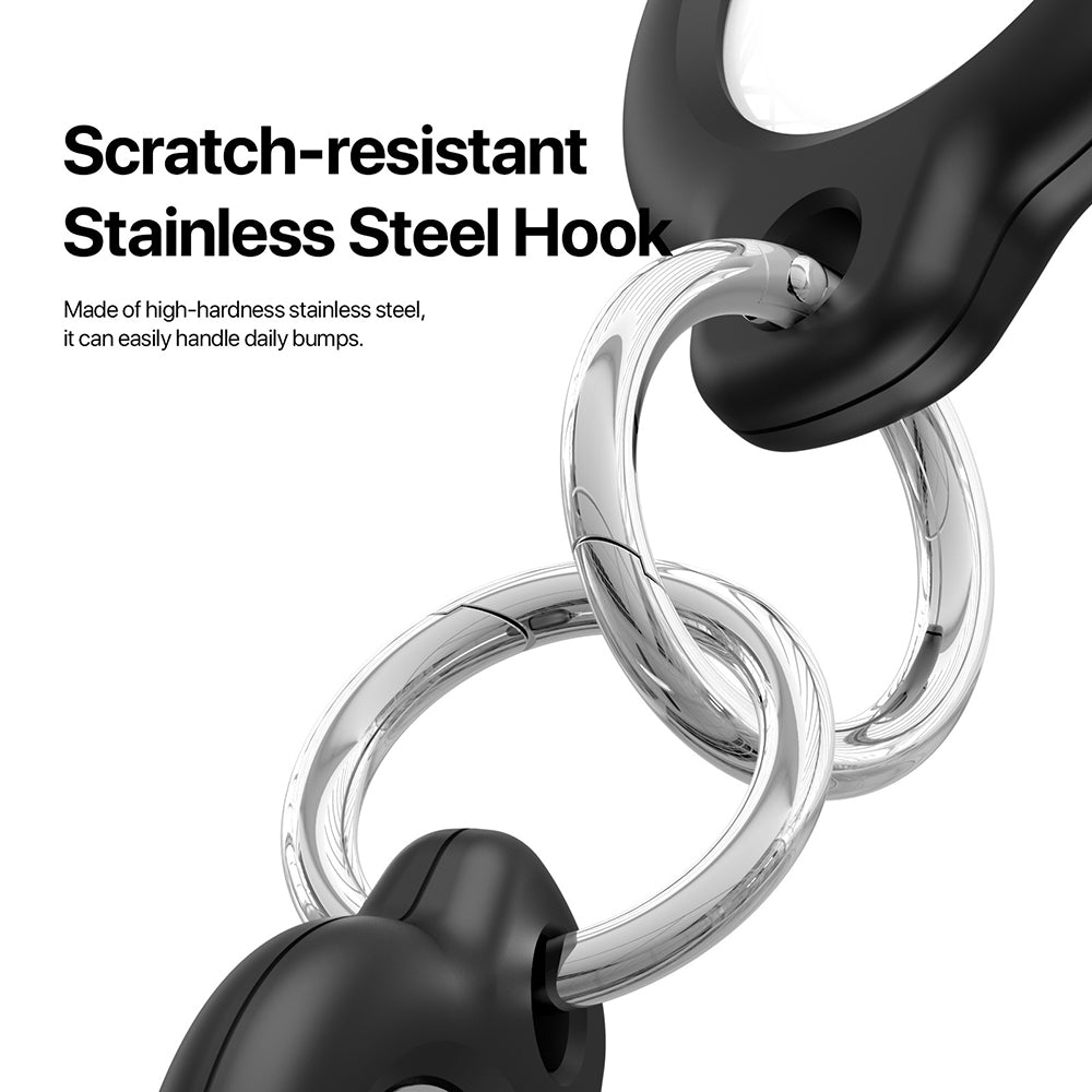 Étui DUX DUCIS Secure pour Apple AirTag, Ensemble de 4 pièces, Couleurs Variées