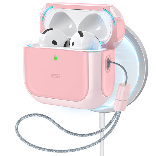 Étui ESR Orbit Hybrid pour Apple AirPods 4, Rose
