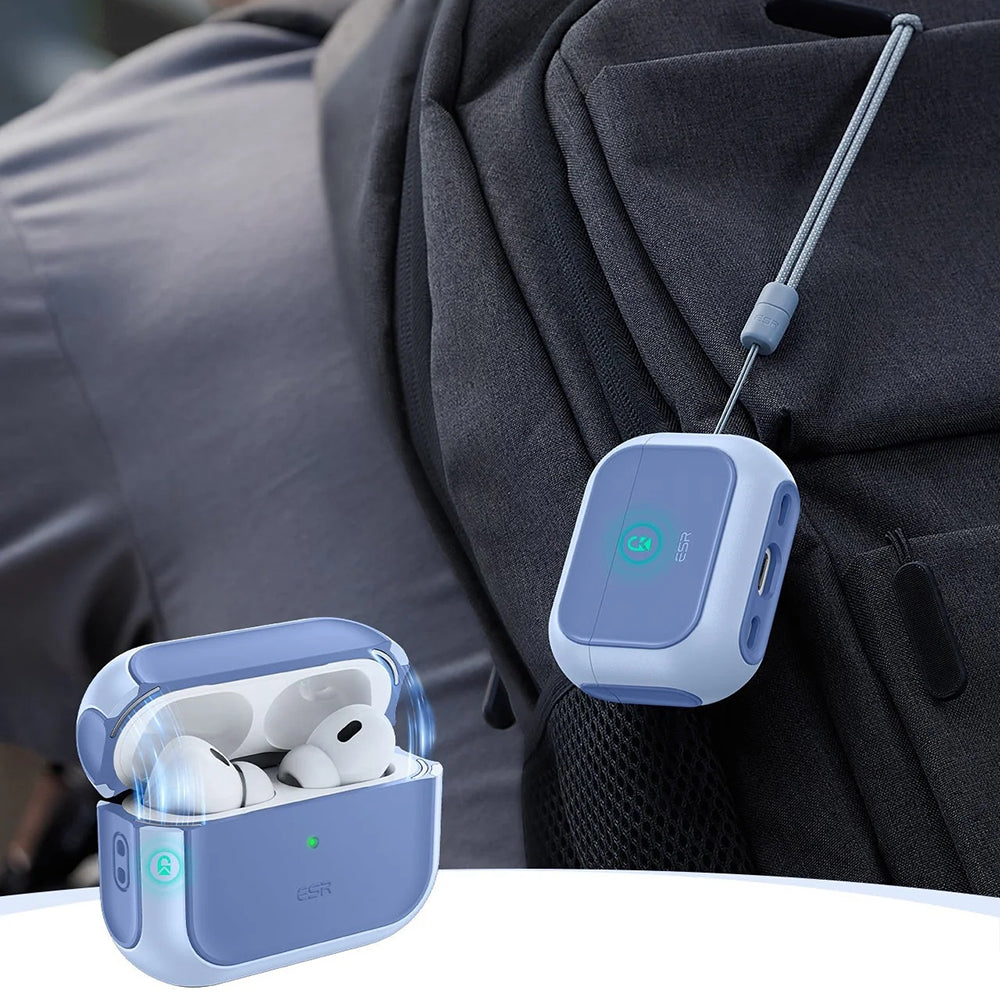 Coque ESR Orbit Hybrid pour Apple AirPods Pro 3, Bleue