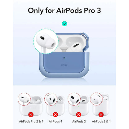 Coque ESR Orbit Hybrid pour Apple AirPods Pro 3, Bleue