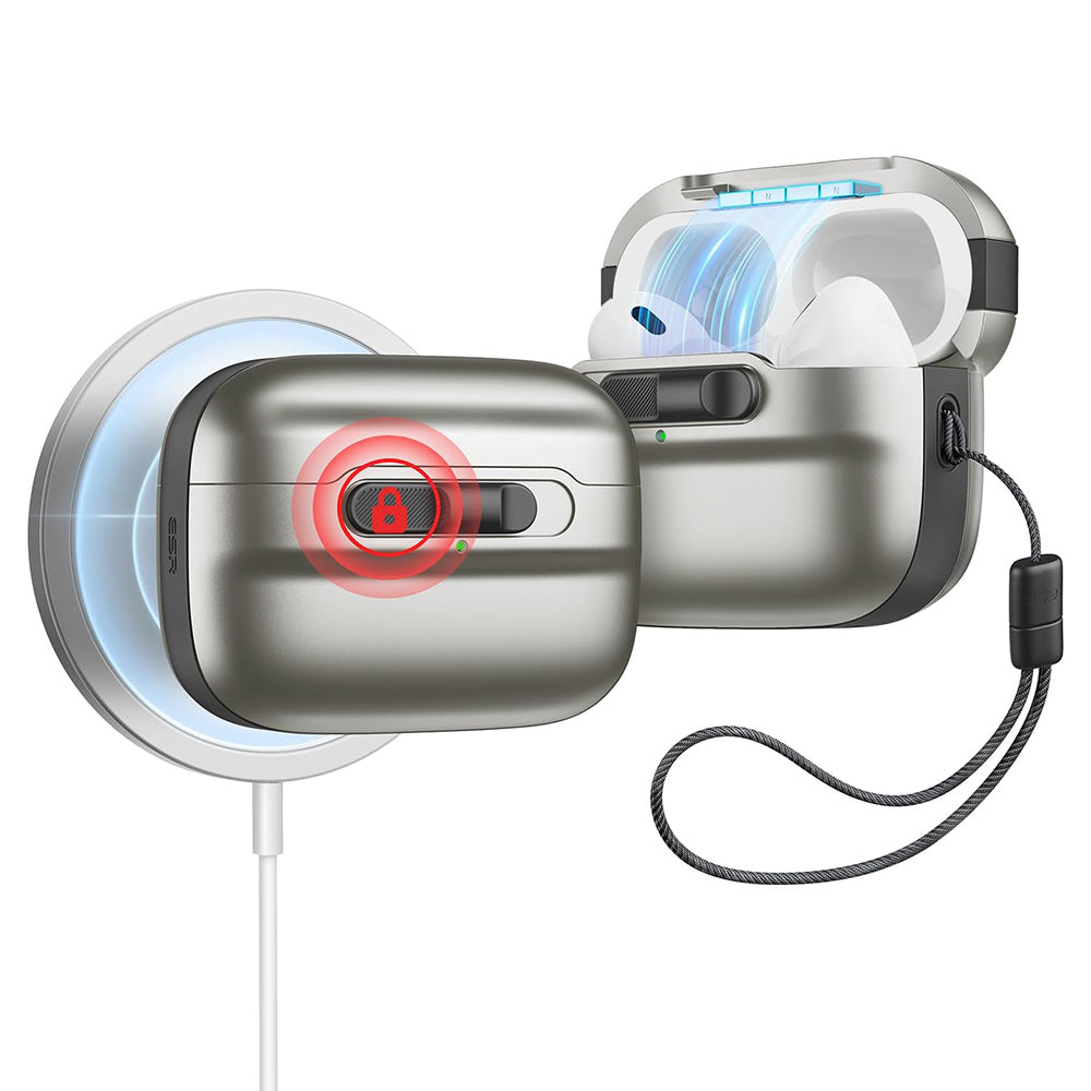 Étui ESR Pulse pour Apple AirPods Pro Series, Gris