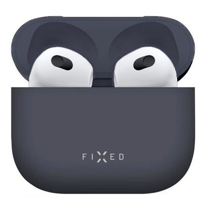 Étui Fixed Silky pour Apple AirPods 4, Bleu