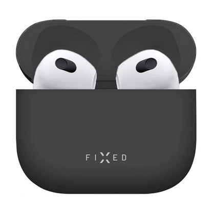 Étui Fixed Silky pour Apple AirPods 4, Noir