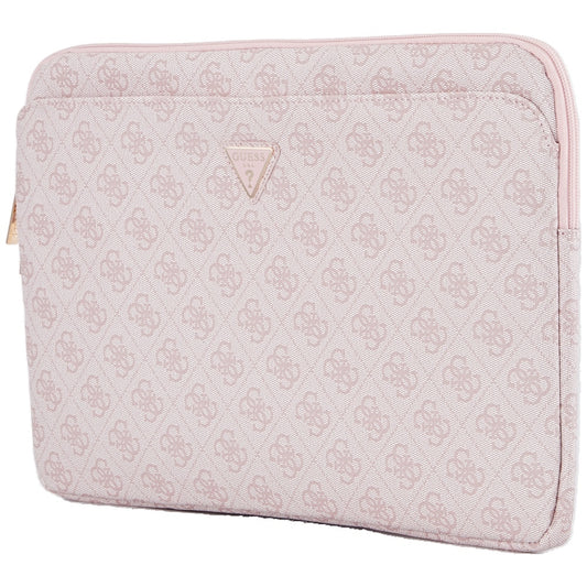 Guess 4G Triangle Logo Case for 14-inch Laptop, Pink