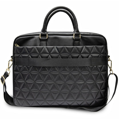 Guess Quilted Bag for 15-inch Laptop, Black