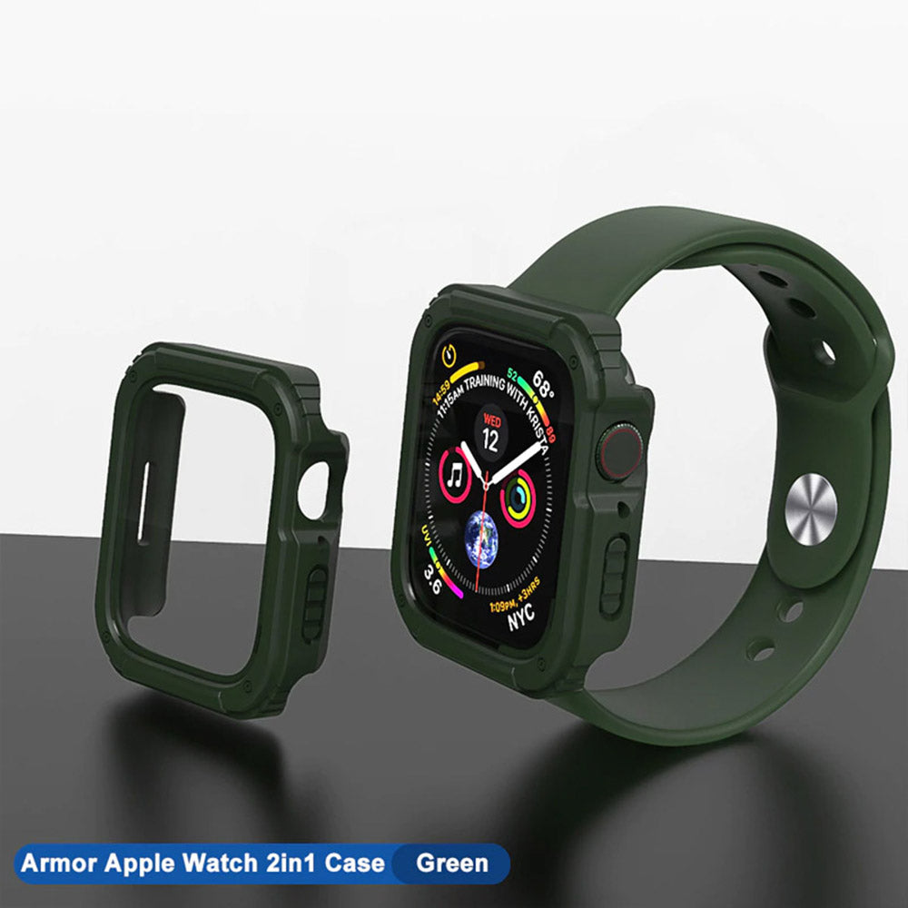 Coque Lito Armor 360 pour Apple Watch 38mm Series, Vert
