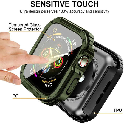 Coque Lito Armor 360 pour Apple Watch 42mm Series, Vert