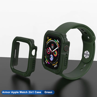 Coque Lito Armor 360 pour Apple Watch 42mm Series, Vert