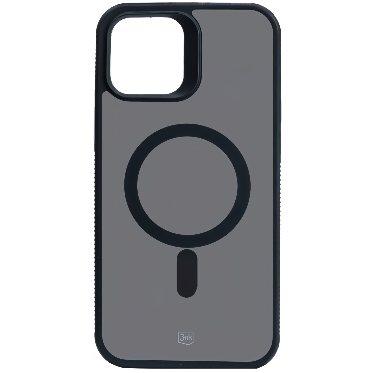 Coque MagSafe pour Apple iPhone 12 / 12 Pro, 3MK, Smoke MagCase, Noire