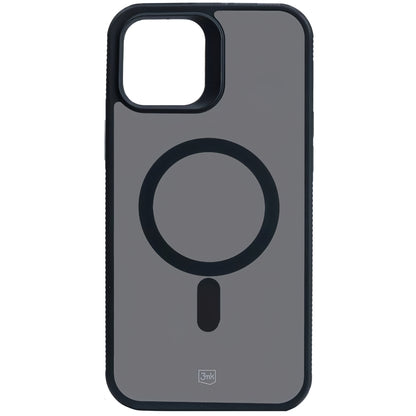 Coque MagSafe pour Apple iPhone 12 / 12 Pro, 3MK, Smoke MagCase, Noire