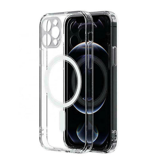 Coque MagSafe pour Apple iPhone 13, OEM, Clear Mag avec protection de la caméra, Transparente