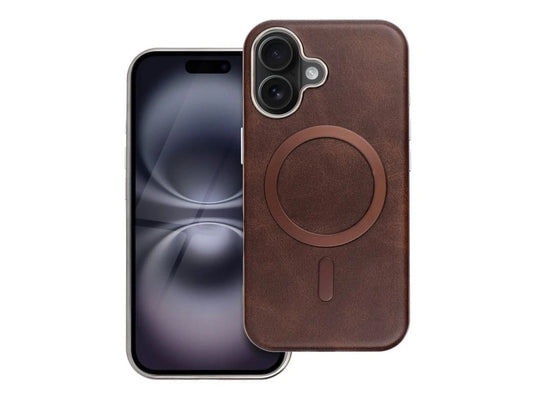 Coque MagSafe pour Apple iPhone 11, OEM, Gentleman Mag, Marron