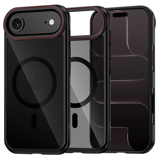 Coque MagSafe pour Apple iPhone 17 Air, Tech-Protect, Maghybrid, Noire