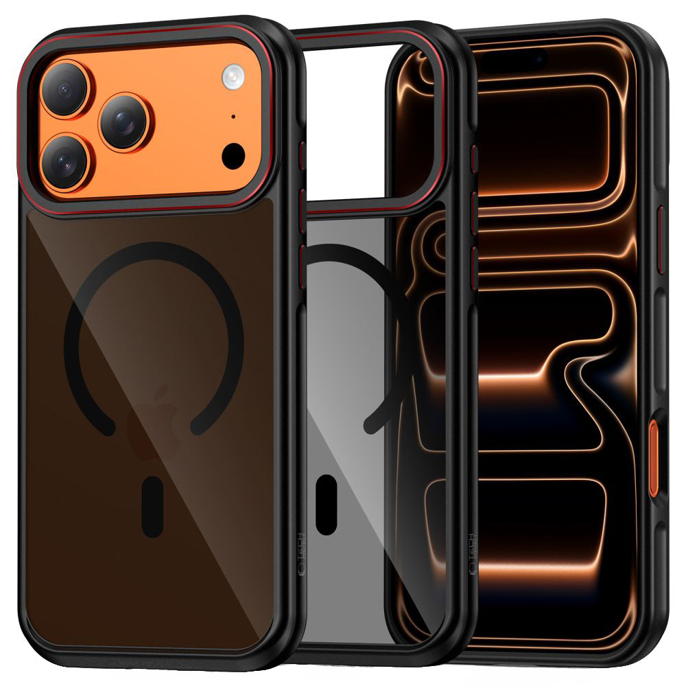 MagSafe Case for Apple iPhone 17 Pro Max, Tech-Protect, Maghybrid, Black