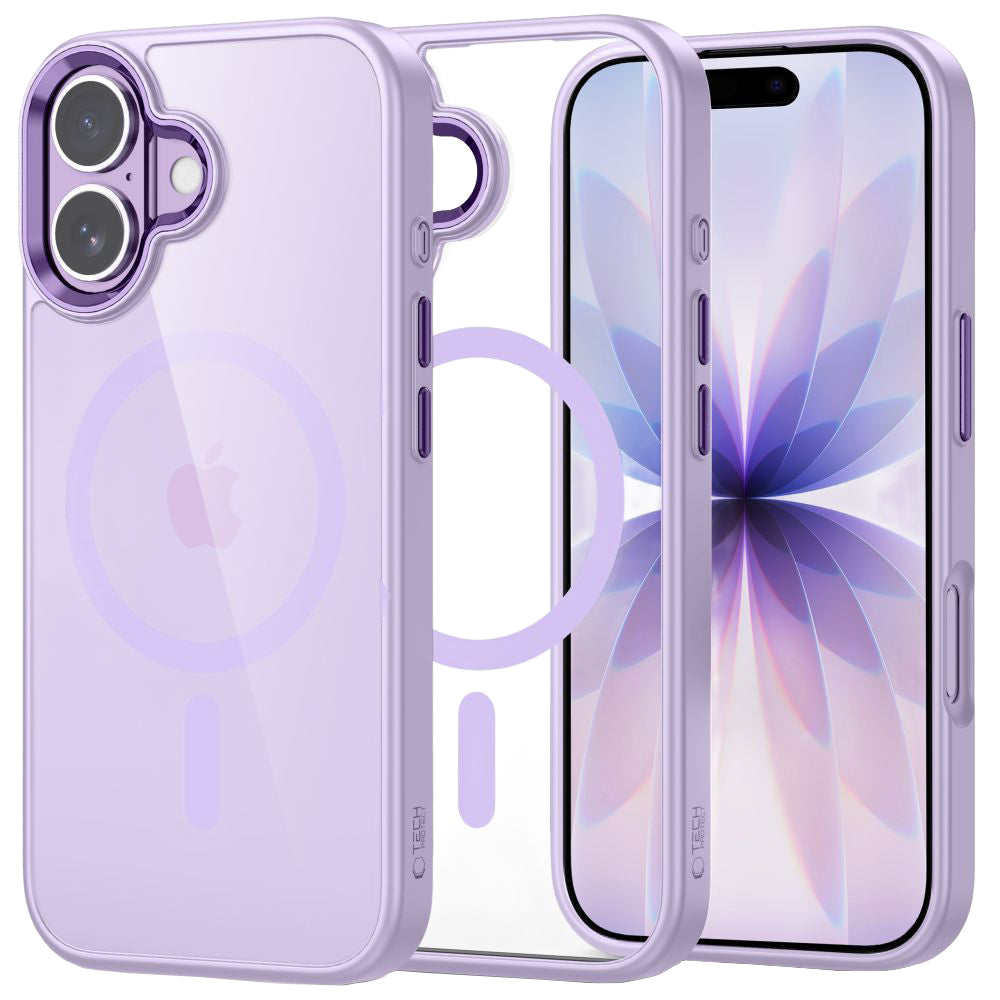 Étui MagSafe pour Apple iPhone 17, Tech-Protect, Magmat, Violet