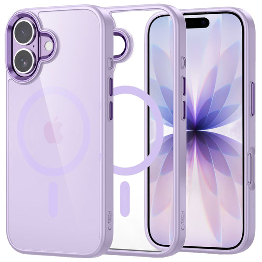 Étui MagSafe pour Apple iPhone 17, Tech-Protect, Magmat, Violet