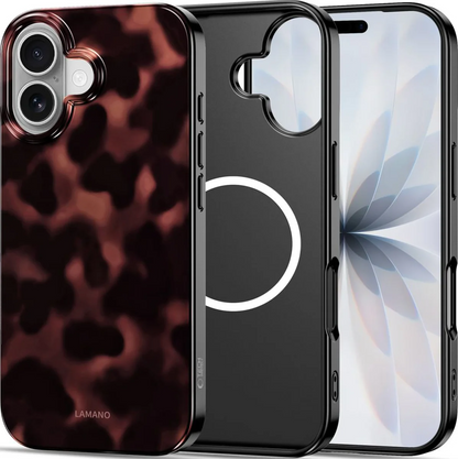 Coque MagSafe pour Apple iPhone 17, Tech-Protect, Lamano Panther, Noire