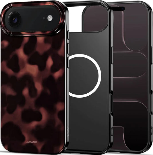 Coque MagSafe pour Apple iPhone 17 Air, Tech-Protect, Lamano Panther, Noire