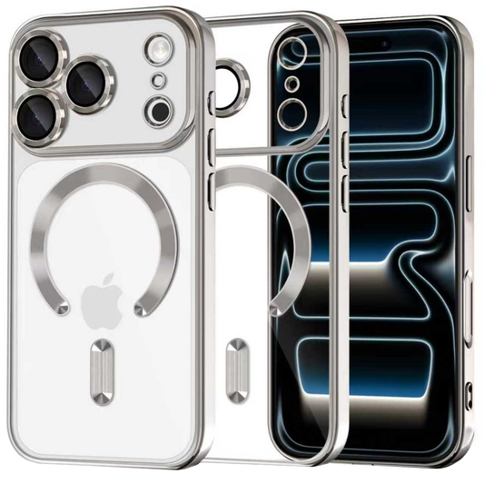 Étui MagSafe pour Apple iPhone 17 Pro, Tech-Protect, Magflex, Argenté