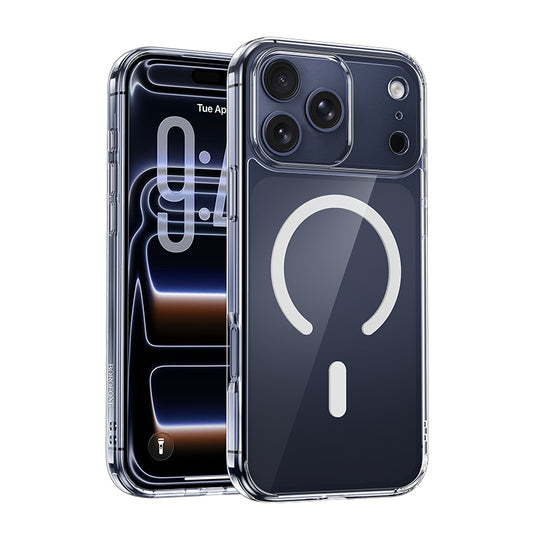 Coque MagSafe pour Apple iPhone 17 Pro, Borofone, BI5 Ice Shield, Transparente
