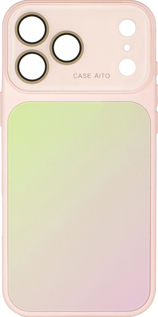 Coque MagSafe pour Apple iPhone 17 Pro Max, OEM, Gradient, Rose Vert