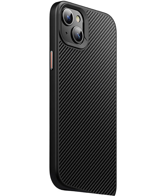 Coque MagSafe pour Apple iPhone 15, OEM, Carbone, Noire