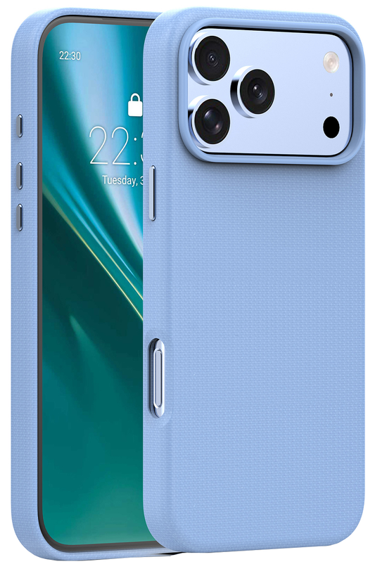 Coque MagSafe pour Apple iPhone 18 Pro / 17 Pro, Etteri, Elegant Mag, Bleu