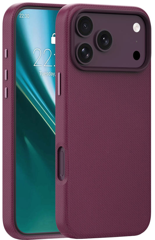 Coque MagSafe pour Apple iPhone 18 Pro Max / 17 Pro Max, Etteri, Elegant Mag, Bordeaux