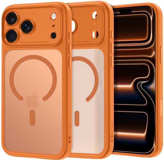 MagSafe Case for Apple iPhone 18 Pro Max / 17 Pro Max, Tech-Protect, MagPeak CC, Matte Orange