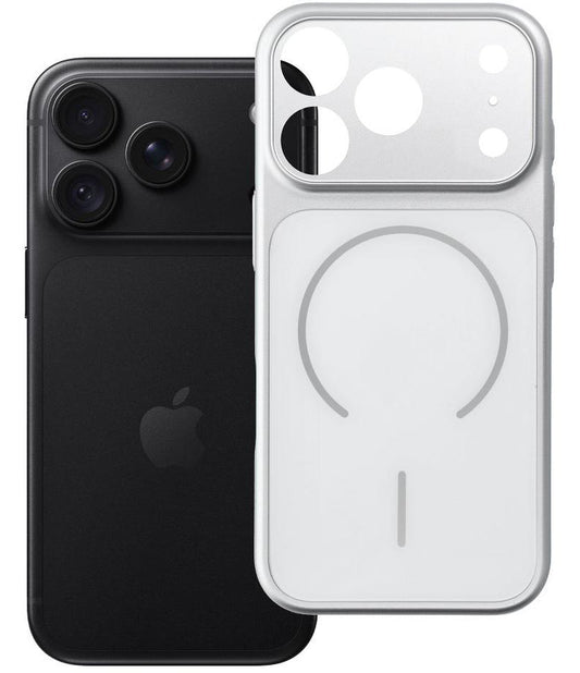 Coque MagSafe pour Apple iPhone 18 Pro / 17 Pro, OEM, Make 18, argentée