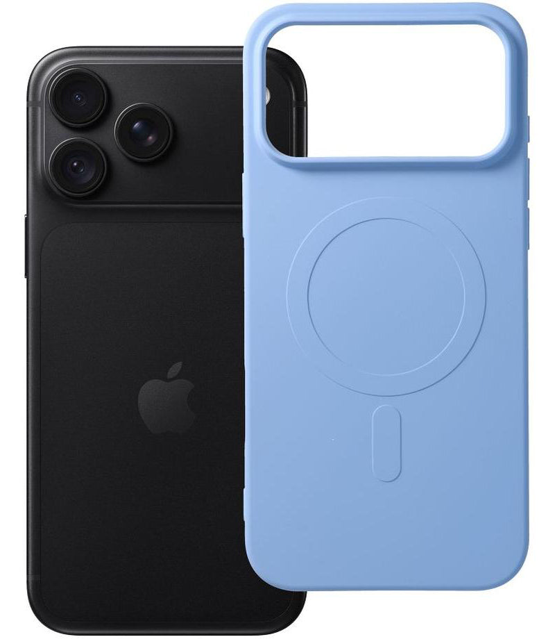 Coque MagSafe pour Apple iPhone 18 Pro Max / 17 Pro Max, OEM, Silicone Mag (Big Hole), bleu