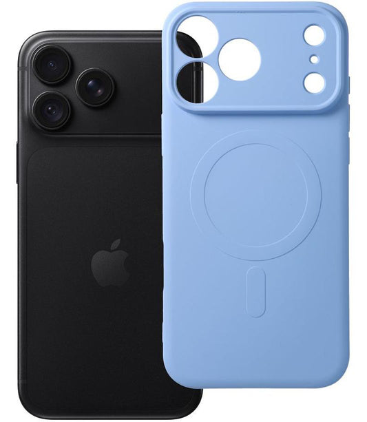 Coque MagSafe pour Apple iPhone 18 Pro Max / 17 Pro Max, OEM, Silicone Mag, bleu