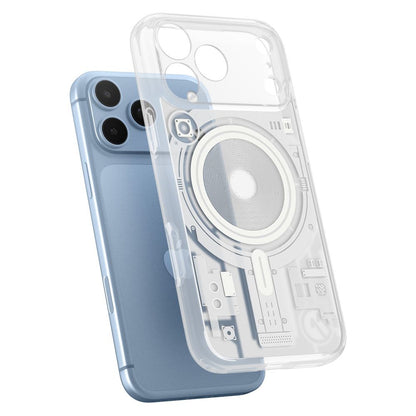 Coque MagSafe pour Apple iPhone 18 Pro Max / 17 Pro Max, Spigen, C11 Ultra Hybrid MagFit Element, blanche ACS12307