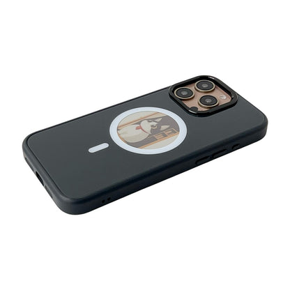 MagSafe Case for Apple iPhone 16 Pro, OEM, Round Screen Smart E-Ink, Black