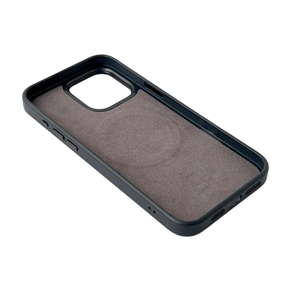 Coque MagSafe pour Apple iPhone 15 Pro Max, OEM, Écran Rond Smart E-Ink, Noire
