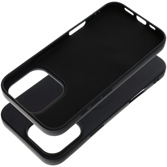 Coque MagSafe pour Apple iPhone 16 Pro Max, OEM, Silicone Mag (Grand Trou), Noire