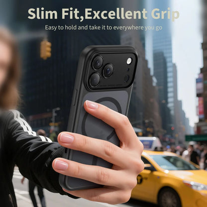 MagSafe Case for Apple iPhone 17 Pro Max, Tech-Protect, MagPeak, Matte Black