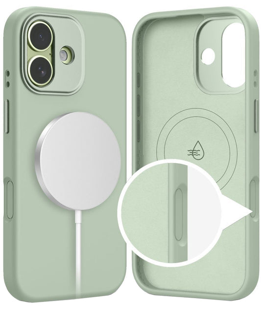 Coque MagSafe pour Apple iPhone 17, Tech-Protect, Uniq, Vert