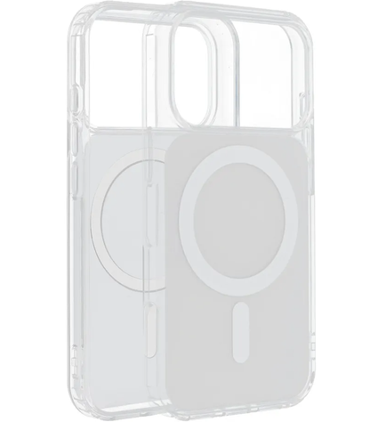 Coque MagSafe pour Apple iPhone 17e / 16e, OEM, Clear Fusion Mag Cover, Blanche