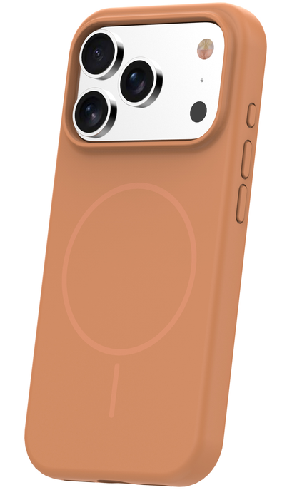 Coque MagSafe pour Apple iPhone 17 Pro Max, OEM, Silicone Thin, Orange